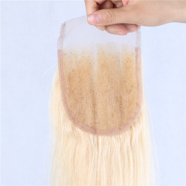 613 blonde hair weave with closure LJ237